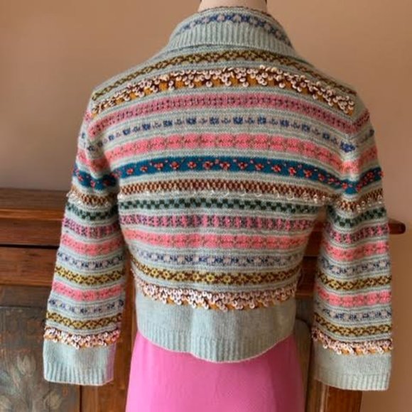 Vintage Free People Beaded Sweater - Picture 3 of 9